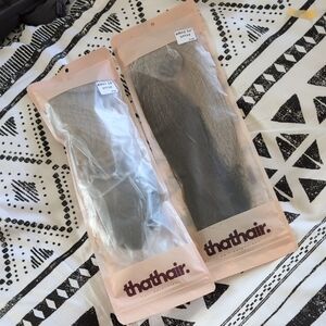 Thathair. halo Brown To Ash Blonde Ombre Hair Extensions Brand New